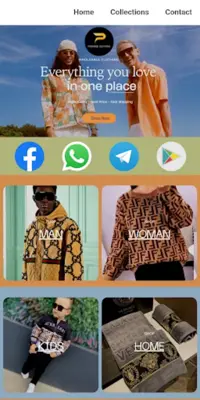 PARADISE WHOLESALE CLOTHİNG android App screenshot 1